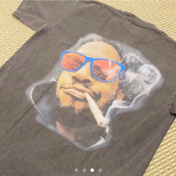 KID CUDI INDICUD SHIRT BRAND NEW STYLEZ L.A. MAN ON THE MOON DTG VINTAGE LOOK - Picture 2 of 6